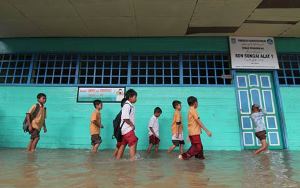 Puluhan sekolah di Kabupaten Banjar Terendam Banjir